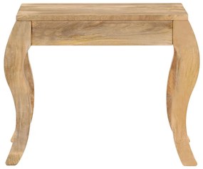 Mesa de apoio 45x45x40 cm madeira de mangueira maciça