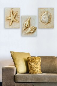 Pintura Decorativa MDF MDF0097 – Multicolor – 30 x 40 cm (3 Peças)