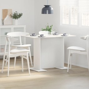 Mesa de Jantar vidaXL Branca 110x60x75 cm Madeira Engenharia