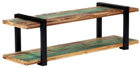 Móvel de TV 130x40x40 cm madeira recuperada maciça