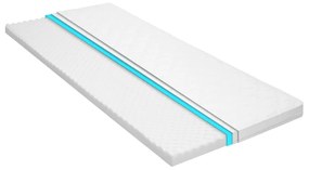 282768 vidaXL Sobrecolchão 80x200 cm perfil estilo ovo em espuma fria 6 cm