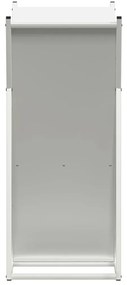 Suporte para lenha 69,5x35x81 cm aço laminado a frio branco