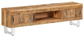 Suporte para TV madeira reciclada maciça 140x30x40 cm