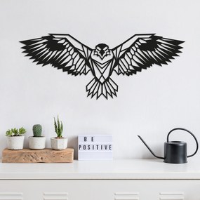 Acessório Decorativo de Parede Metal-003 – Preto – 100 x 44 cm