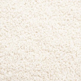 Sofá modular com almofadas creme