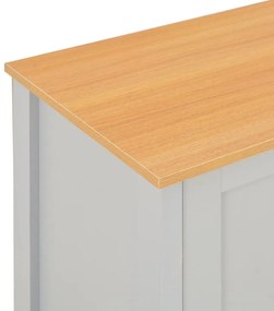 Móvel de TV 120x39x58 cm cinzento