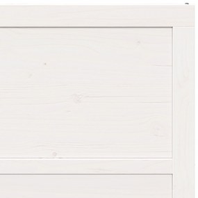 Porta de Celeiro Branca 100x208 cm Madeira Sólida Pinho
