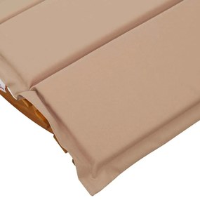 Espreguiçadeiras de Balanço com Almofadas 2 pcs Madeira Sólida de Acác