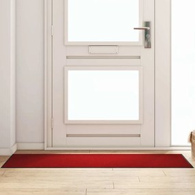 Capacho Retangular vidaXL Vermelho 60x180 cm