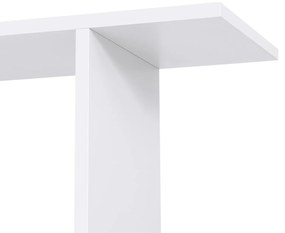 Estante sala com 6 prateleiras 70 x 24 x 190,5 cm branco