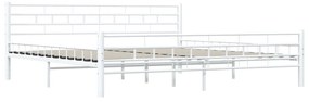 Estrutura de cama 200x200 cm metal branco