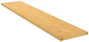 Prateleira de parede 100x20x1,5cm bambu