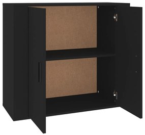 Aparador 80x33x70 cm derivados de madeira preto