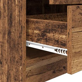 Mesa com Armazenamento Madeira Velha Madeira Derivada