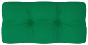 Almofadão para sofá de paletes 80x40x10 cm verde