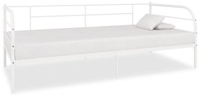 vidaXL Estrutura sofá-cama 90x200 cm metal branco