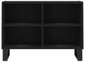 Móvel de TV 69,5x30x50 cm derivados de madeira preto