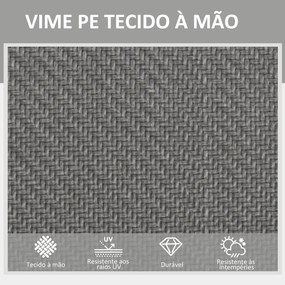 Espreguiçadeira Dobrável Espreguiçadeira para Jardim com Encosto Ajust