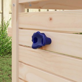 vidaXL Agarras de Escalada 2 pcs Azul 100 x 67 x 43 mm PP