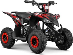 Mini moto 4 elétrica infantil - VOLT 1000 W 36 V, com 3 velocidades reguláveis, c/ marcha atrás Vermelha