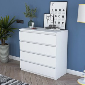 Cômoda BE102 – Branco – 80x97,8x47 cm