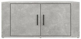 Mesa de centro 80x50x36 cm derivados madeira cinzento cimento