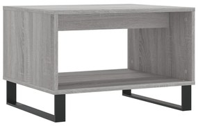 Mesa de centro 60x50x40 cm derivados de madeira cinzento sonoma