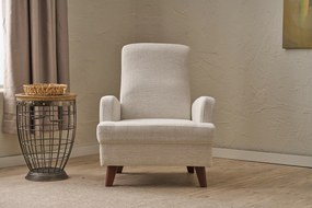 Cadeira Wing Kana – Creme – 76x91x87 cm