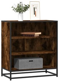 Aparador 68x35x76 cm deriv. de madeira/metal carvalho fumado