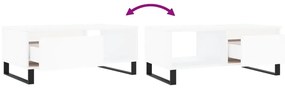 Mesa de centro 90x50x36,5 cm derivados de madeira branco