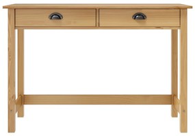 Mesa consola Hill c/ 2 gavetas 110x45x74 cm pinho maciço