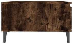 Mesa de centro 90x60x35 cm derivados de madeira carvalho fumado