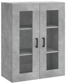 Armário alto 69,5x34x180 cm derivados de madeira cinza cimento