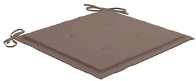 Cadeiras de jardim com almofadões 6 pcs acácia maciça