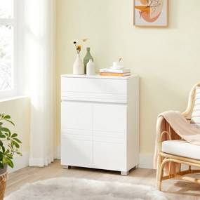 Armário de casa de banho 60 x 30 x 80 cm branco