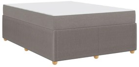 Estrutura da Cama Cinzento-acastanhado 140 x 200 cm tecido