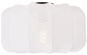 Plafon de teto Japandi branco 40cm - Madleine