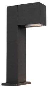 Candeeiro de pé industrial para exterior cinzento escuro 30 cm IP44 - Baleno Moderno,Industrial