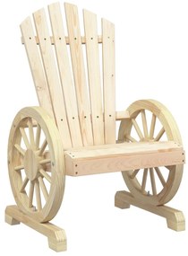 Cadeiras Adirondack para jardim 2 pcs madeira de abeto maciça