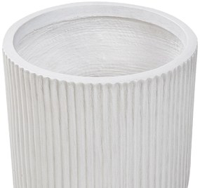 Vaso para plantas branco creme ⌀ 24 cm DARIA Beliani