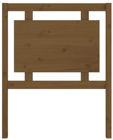 Cabeceira de cama 80,5x4x100 cm pinho maciço castanho mel