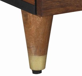 Mesa de Centro 80x50x40 cm Madeira Sólida de Manga