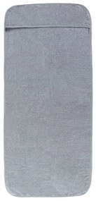 Toalhas de praia 2 pcs 60x135 cm tecido 400 GSM cinzento