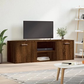 vidaXL Móvel de TV 120x34x37 cm derivados de madeira carvalho castanho