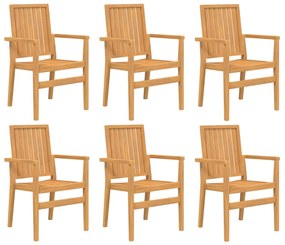 Conjunto de jantar para jardim 7 pcs madeira de teca maciça
