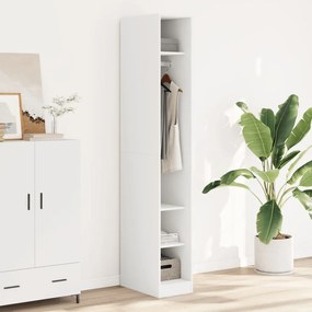 vidaXL Roupeiro 30x50x200 cm derivados de madeira branco