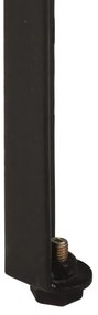 Mesa consola 110x35x76 cm mangueira maciça/ferro castanho