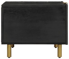 Mesa de centro 80x50x40 cm derivados de madeira preto