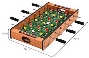 Mesa de jogos múltipla 2 em 1 Mesa de hóquei em patins com marcador Mesa de sala de jogos 69 x 36 x 10 cm