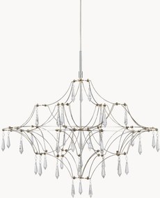 Lustre LED em vidro de cristal regulável Efesos
